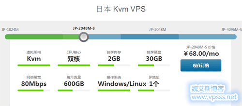 HostKvm 日本机房优惠码 2CPU 1G 20GB Raid10 100Mbps 1IP 49.6 元/月